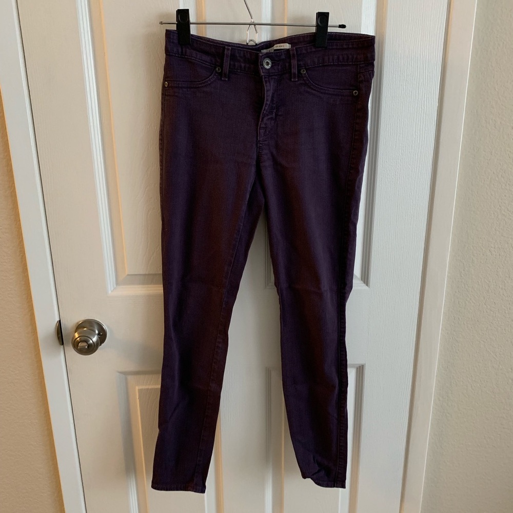 Rich and Skinny Purple Skinny Jean Size 27
